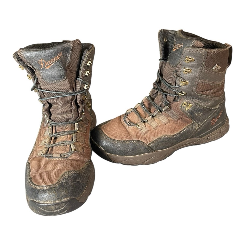 Men's Danner Working Combat Boots Brown And Black US Size 11